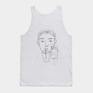 Mittee ArtPiece "Scrolling" Tank Top